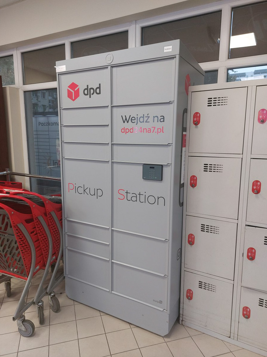 Automat paczkowy PL85001 - Siedmiogrodzka 11, Warszawa - DPD Polska