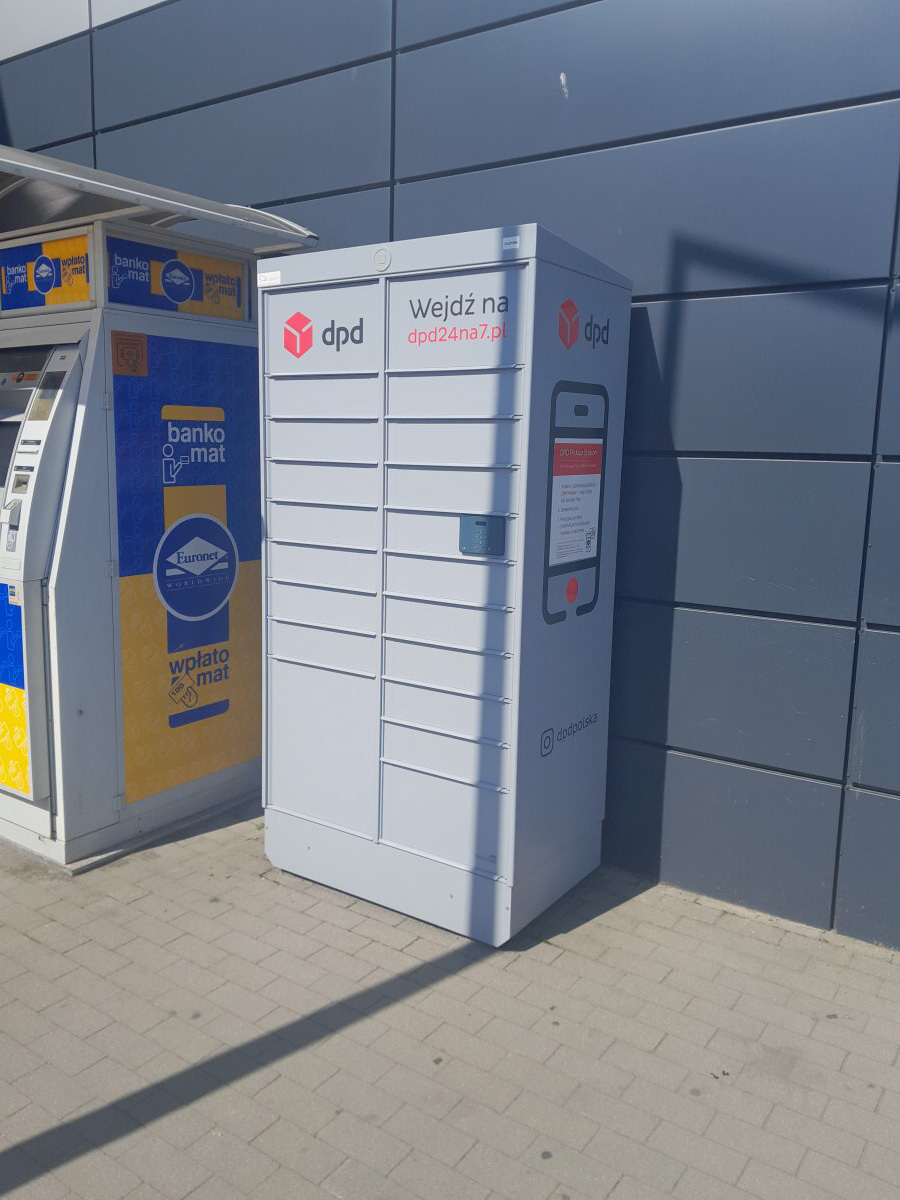 Automat paczkowy PL87196 - Dworcowa 9/11, Mońki - DPD Polska